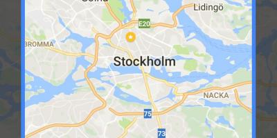 Offline na mapa Stockholm