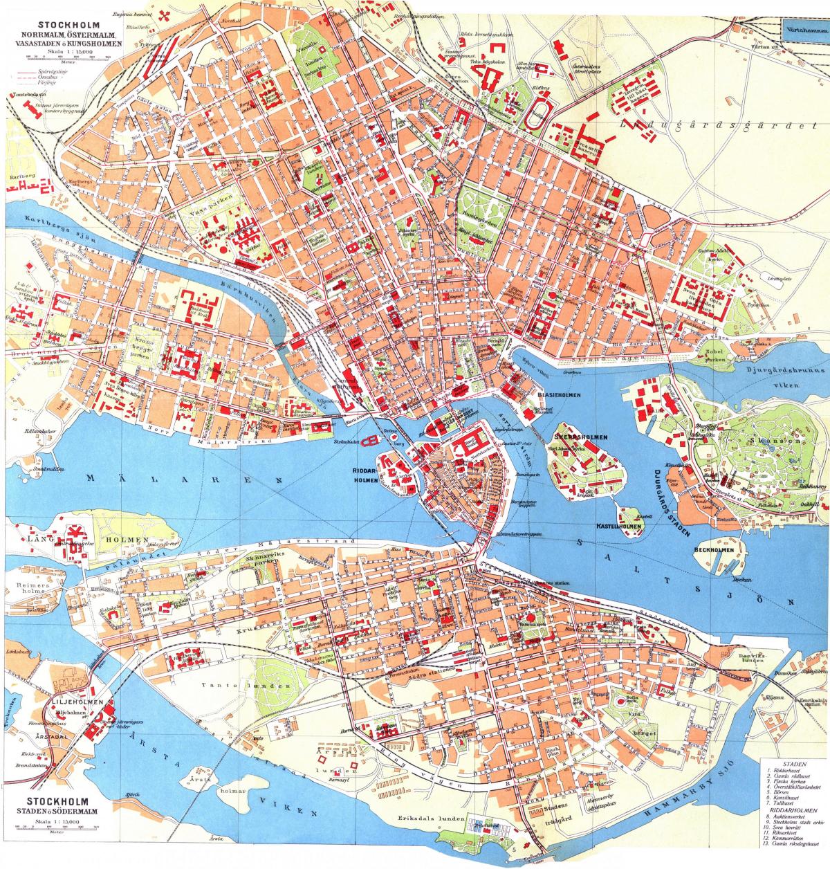 mapa ng stockholm Stockholm