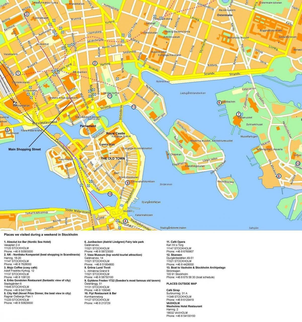 mapa ng Stockholm cruise terminal