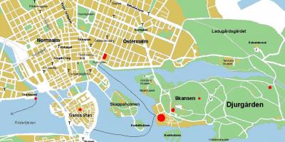 Gamla stan Stockholm mapa