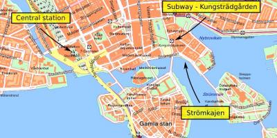 Stockholm central mapa