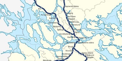 Stockholm pendeltåg mapa