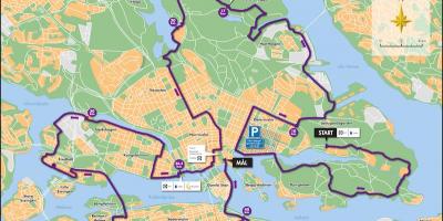 Stockholm bisikleta mapa