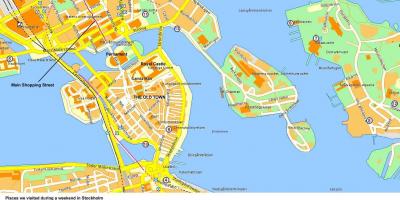 Stockholm center mapa