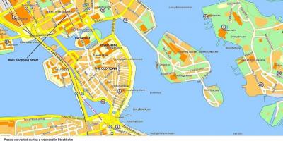 Mapa ng Stockholm cruise terminal