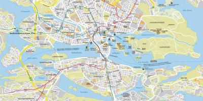 Mapa ng lungsod ng Stockholm